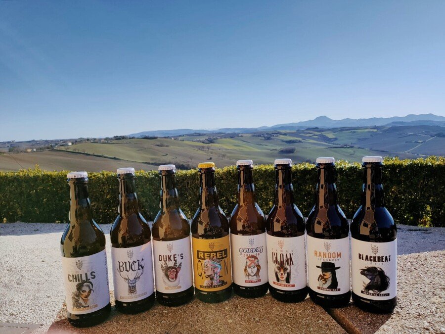 Beer tasting with guided tour of the brewery in the heart of Marche region