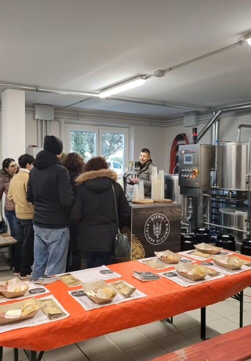 Beer tasting with guided tour of the brewery in the heart of Marche region